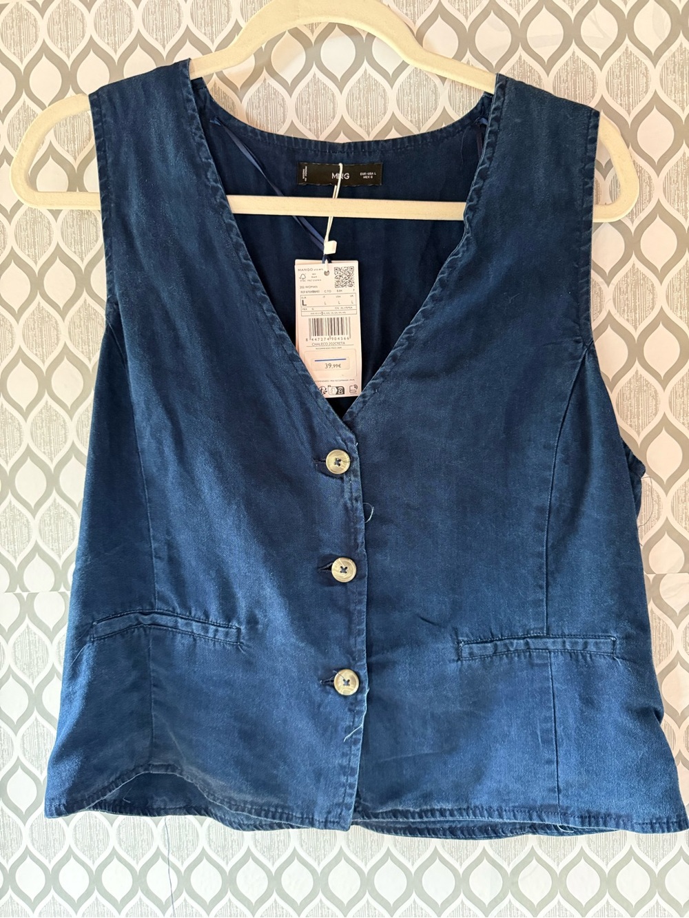 Mango Denim Vest